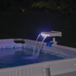 CASCADA CON LUCE PER PISCINA LED "FLOWCLEAR" RILASSANTE - cm.34x24x32 - (art.58619)