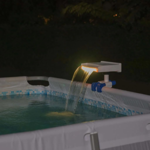 CASCADA CON LUCE PER PISCINA LED "FLOWCLEAR" RILASSANTE - cm.34x24x32 - (art.58619)