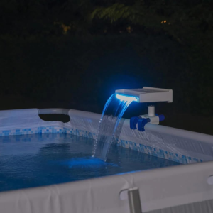 CASCADA CON LUCE PER PISCINA LED "FLOWCLEAR" RILASSANTE - cm.34x24x32 - (art.58619)