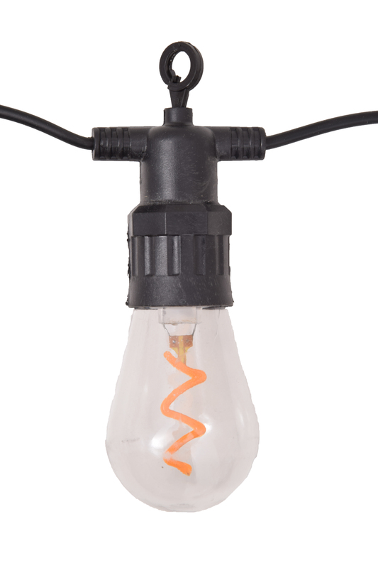 CATENA LUMINOSA 10LED CURLY FILAMENT BIA