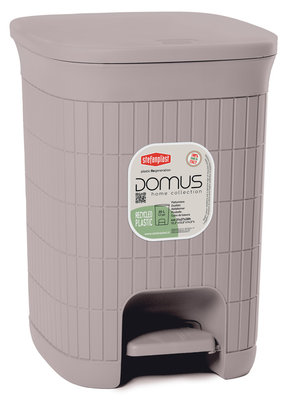 PATTUMIERA DOMUS LT20 GRIGIO CM31X27,5XH