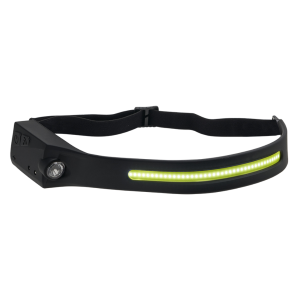 TORCIA DA TESTA A LED RICARICABILE DOPPIA FUNZIONE CON ZOOM MAURER 