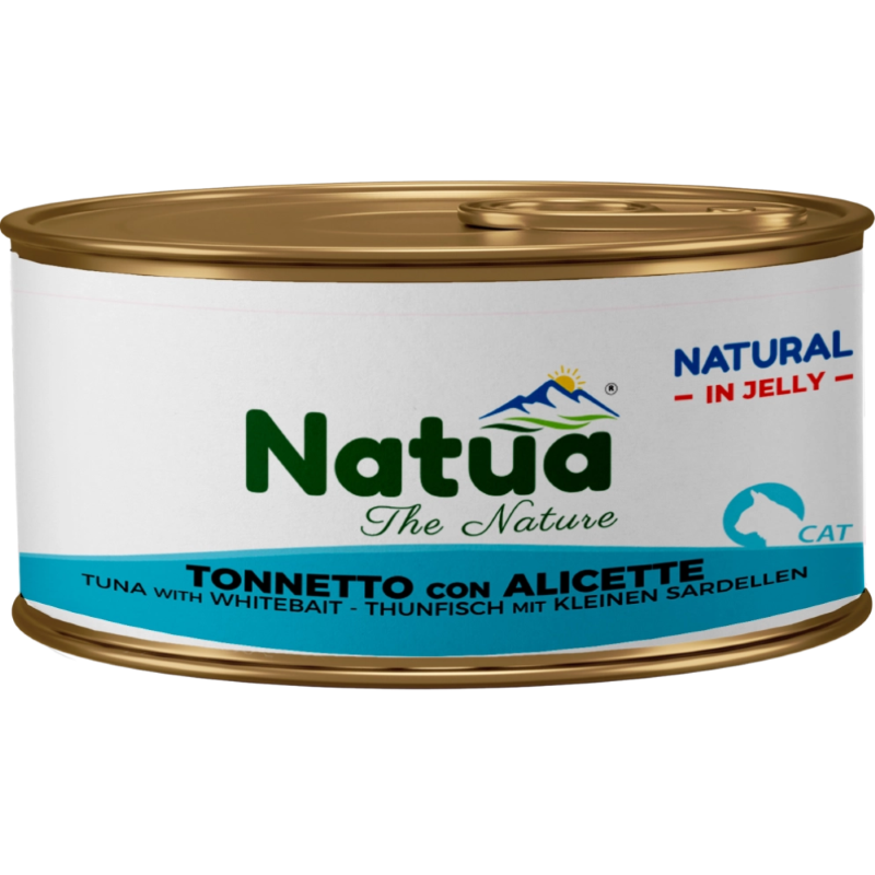 CIBO UMIDO PER GATTI LATTINA G.85 - TONNETTO CON ALICETTE