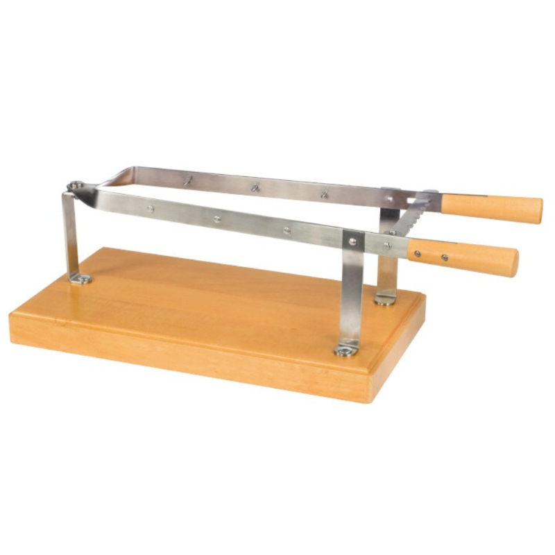 FERMA PROSCIUTTO INOX BASE LEGNO CN25X45