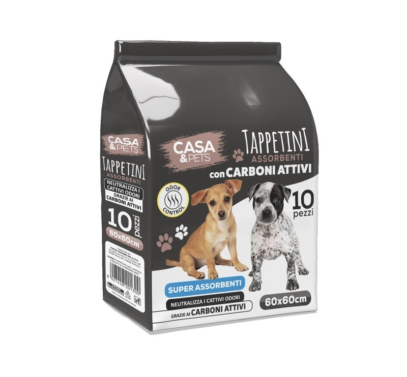 TAPPETINO ASSORBENTE ANIMALI CARBONI ATT