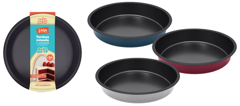 TORTIERA ROTONDA BAKE ME UP CM24XH4 C&CO