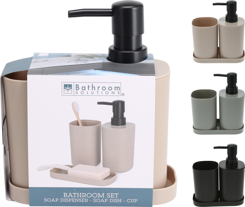 ACCESSORI BAGNO PP 3PZ 3ASS
