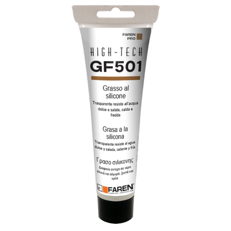 GRASSO AL SILICONE TRASPARENTE FAREN GF501- ml.125