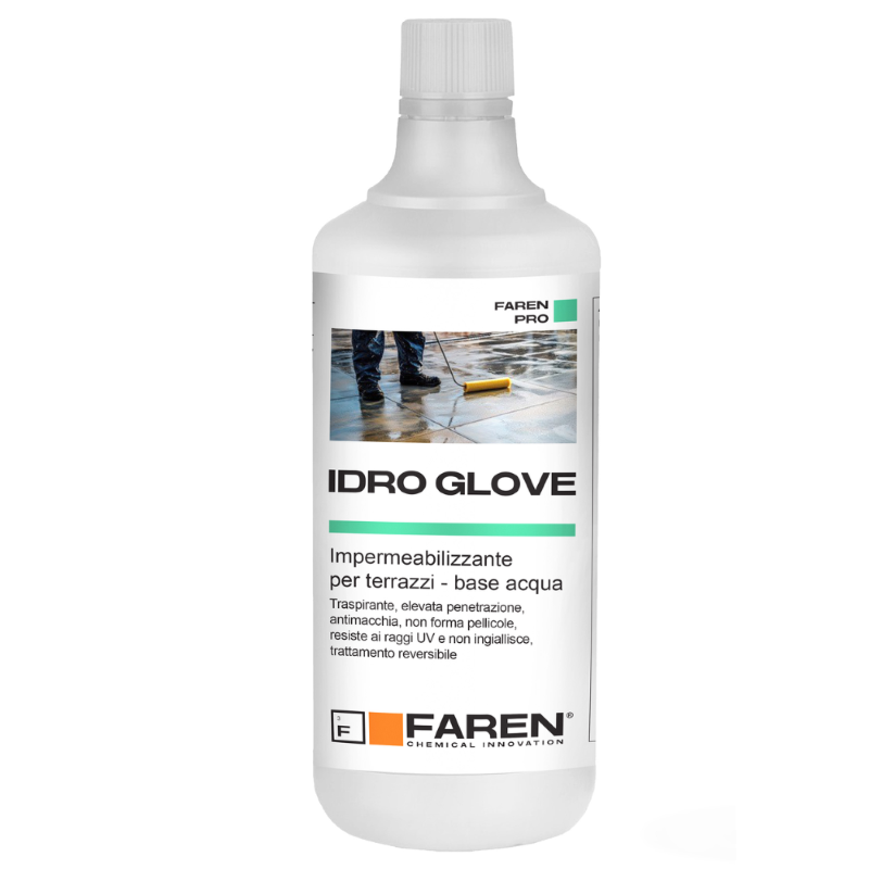 IMPERMEABILIZZANTE PER TERRAZZI BASE ACQUA FAREN IDRO GLOVE - LT.1