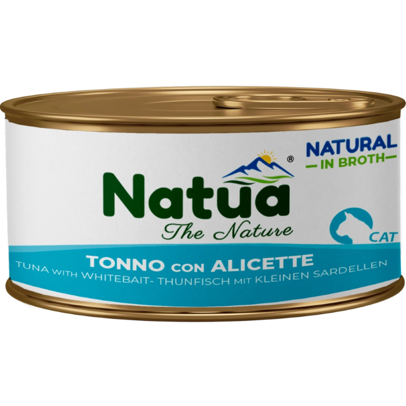 CIBO BRODO BROTH PER GATTI LATTINA G.85 - TONNETTO E ALICETTE