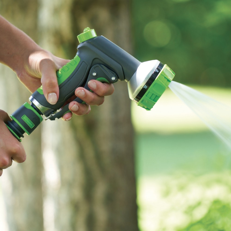 IDRO PISTOLA PER IRRIGAZIONE MULTIGETTO 7 FUNZIONI