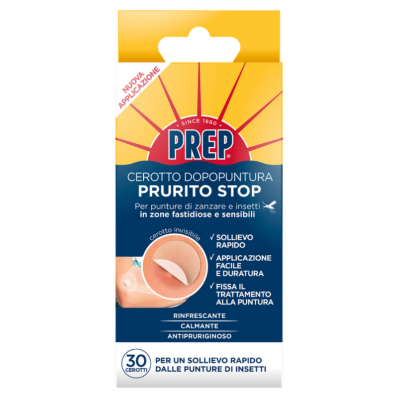 CEROTTO DOPO PUNTURA PRURITO STOP PREP - 30 CEROTTI