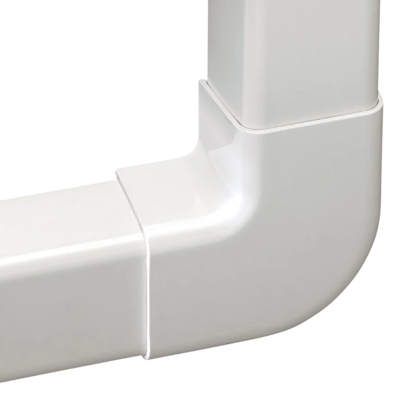 ANGOLO PIANO PER CANALINA 80X60 BIANCA DI CONDIZIONAMENTO EC9308060